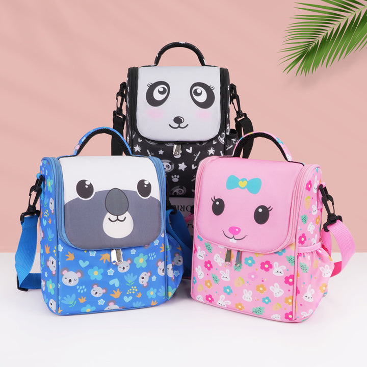 Cute Panda Print Insulated Lunch Bag