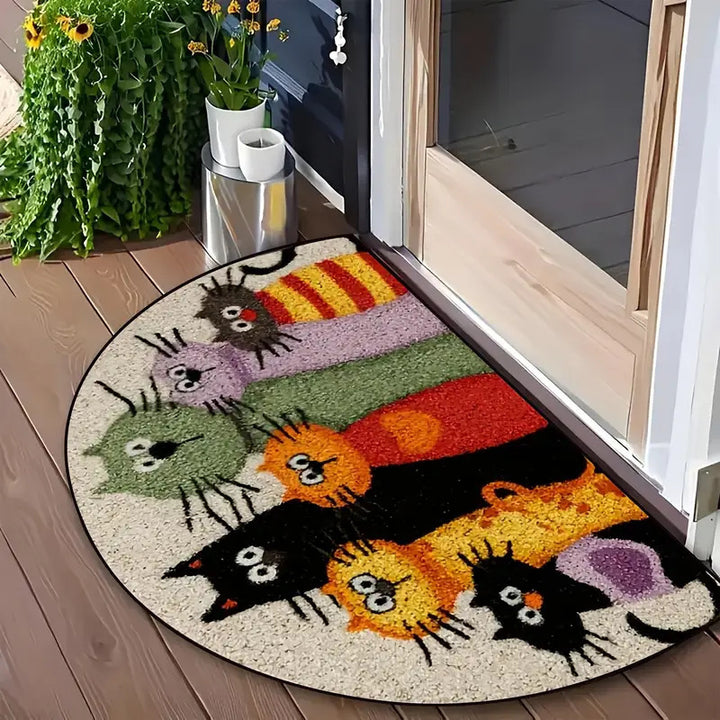 Artistic Cat Decorative Mat