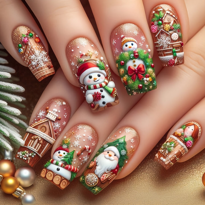 Holiday-Themed Nail Art Set Kalsten