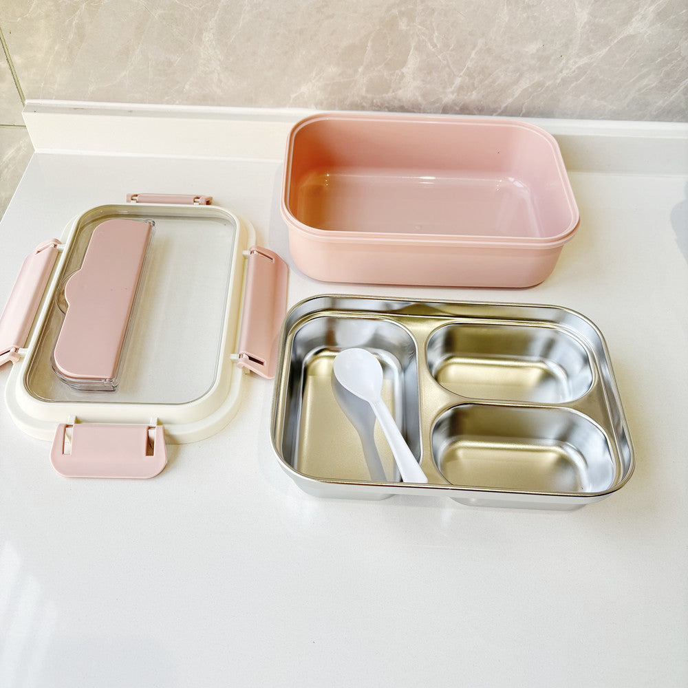 Multi-Section Stainless Steel Food Storage Lunch Container