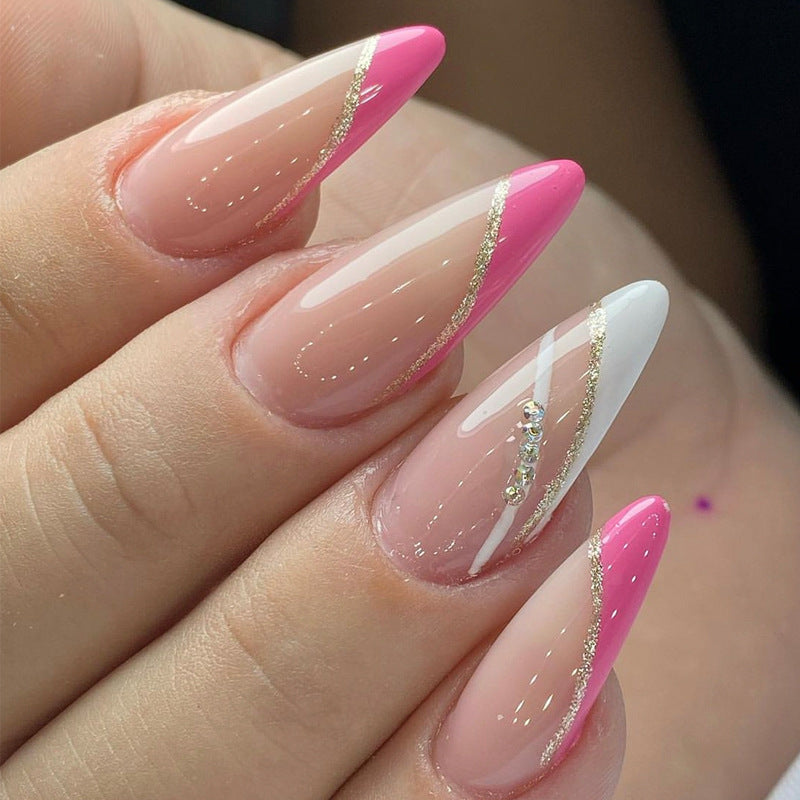 Elegant Heart-Designed Press-On Nail Tips Kalsten