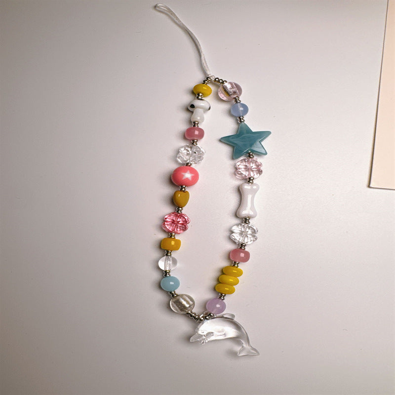 Whimsical Bead Charm Necklace Kalsten
