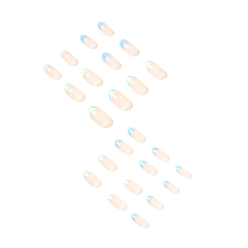 Creative Nail Art with Gradient and Geometric Accents Kalsten