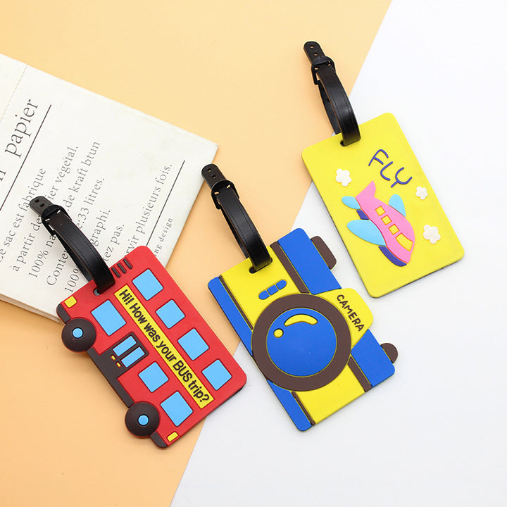 Unisex creative luggage tag in bus design Kalsten