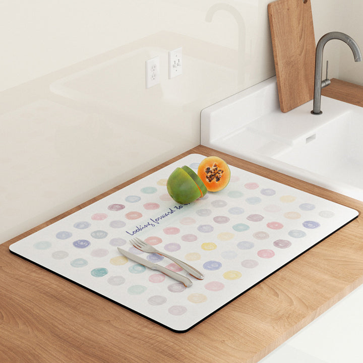 Kitchen Decor Drying Mat