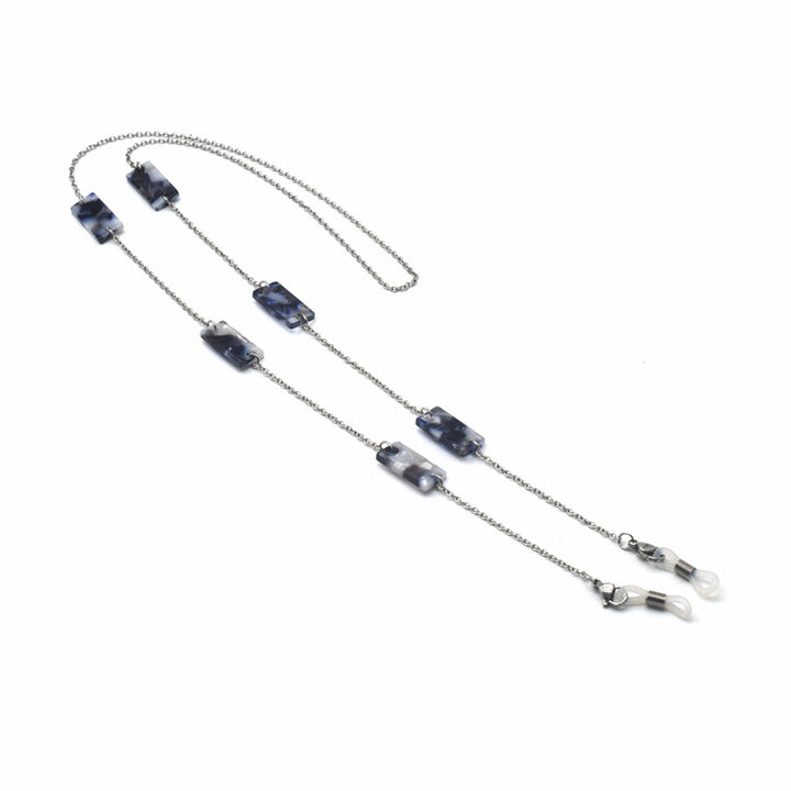 Elegant Bead-Accented Eyewear Holder Chain Kalsten