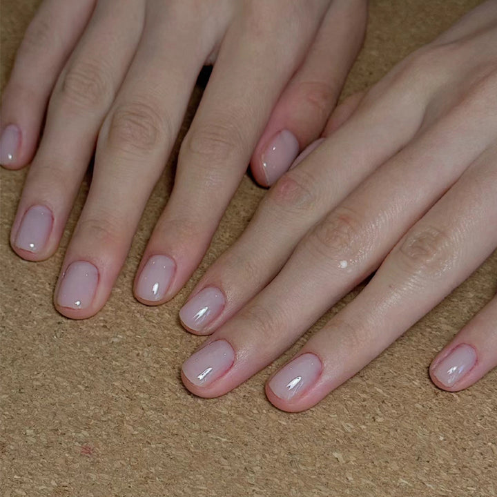 Glamorous Press-On Nail Art Set with Stylish Gemstone Accents Kalsten