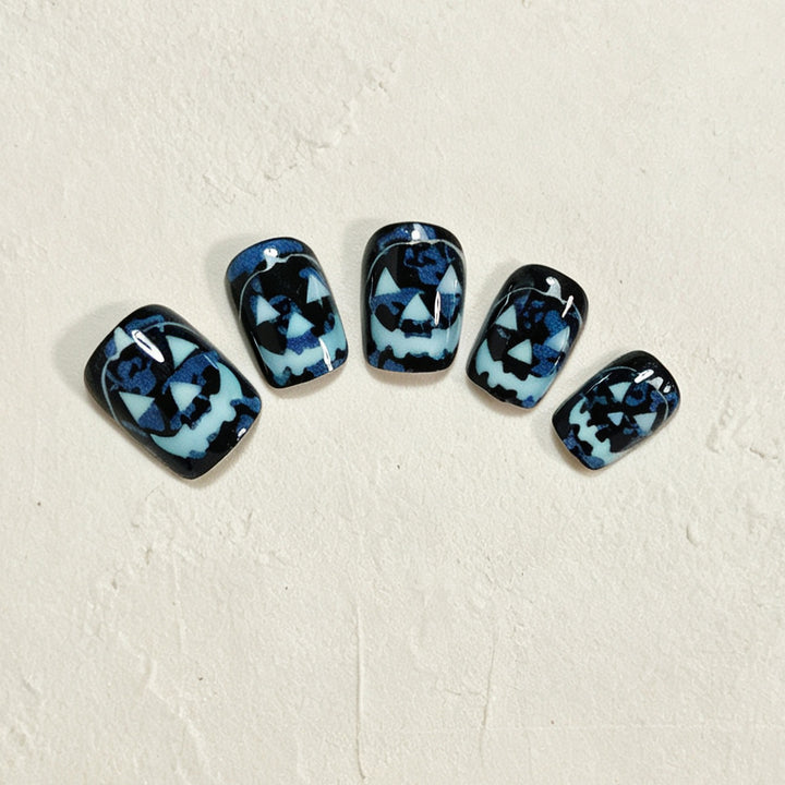 Halloween Glow-in-the-Dark Press-On Nail Art Kalsten