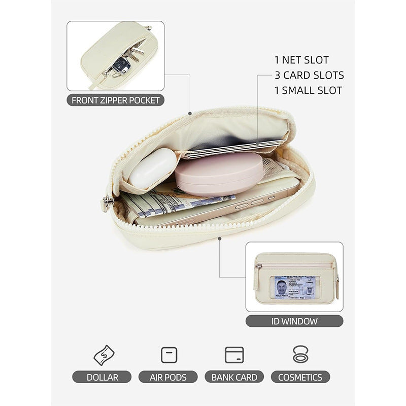 Practical wrist bag with zipper pockets Kalsten