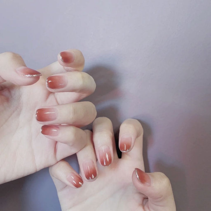 Ombre Gradient Press-On Nail Art Kalsten