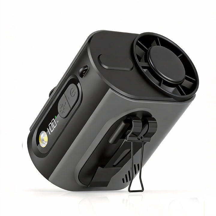 Ladies portable mini fan with LED lamp Kalsten