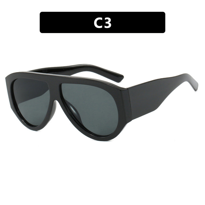 Ladies fashionable sunglasses in modern design with wide frame Kalsten