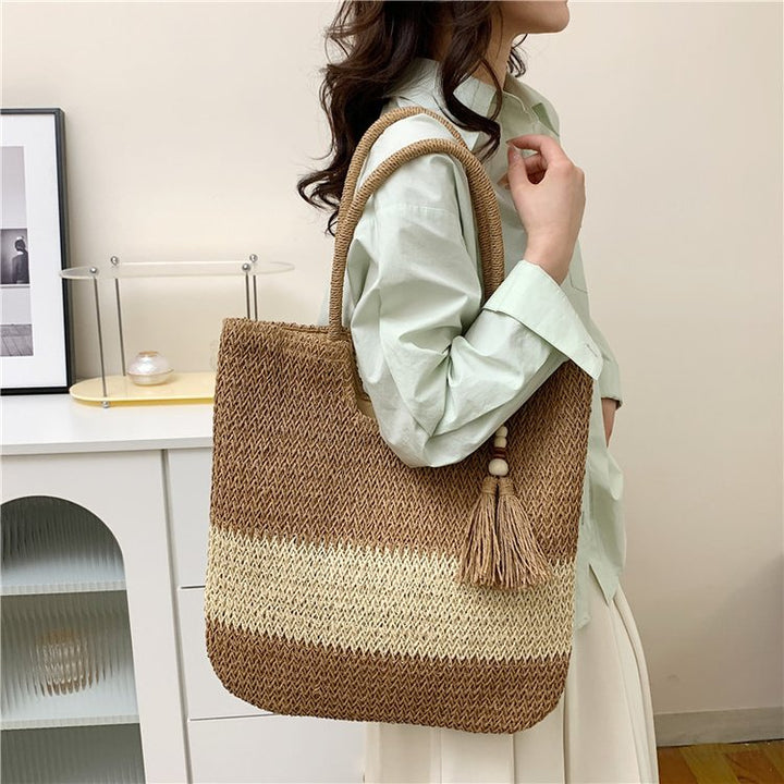 Trendy Braided Tote Bag Kalsten