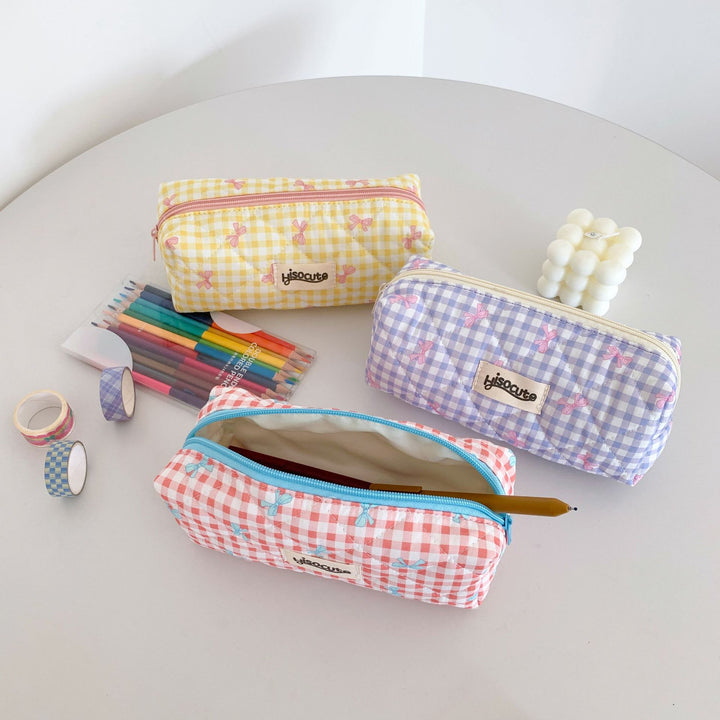 Stylish Quilted Pencil Case Kalsten