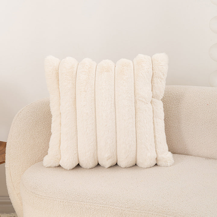 Plush Textured Decorative Cushion
