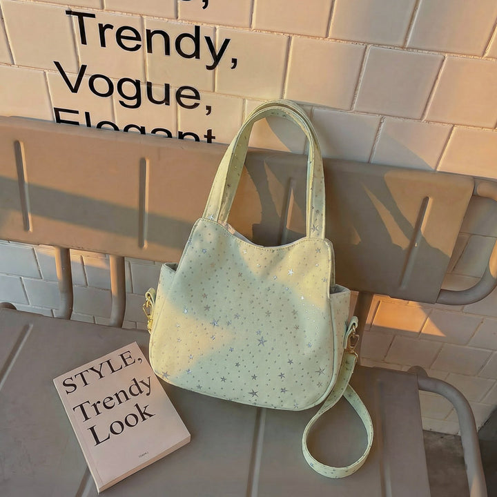 WoStar-Patterned Canvas Hobo Bag Kalsten