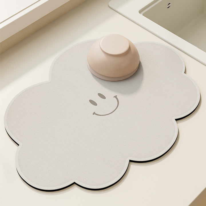 Cute Cloud Shaped Kitchen Counter Mat Kalsten