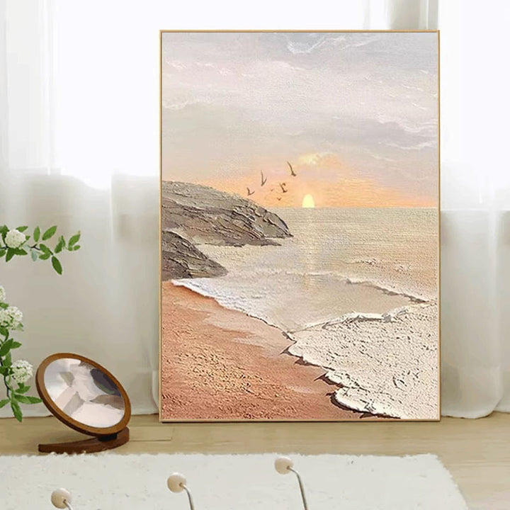 Coastal Serenity Landscape Canvas Art