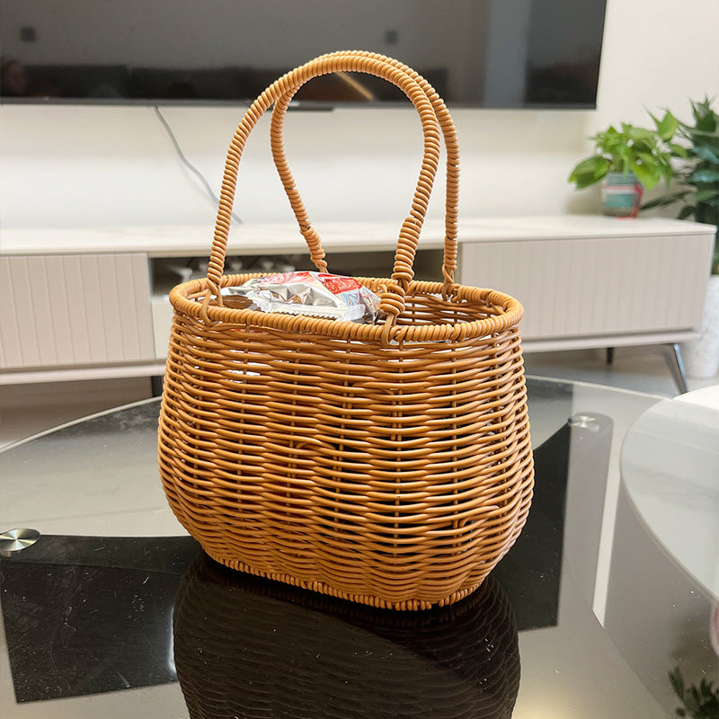 Woven Straw Tote Kalsten