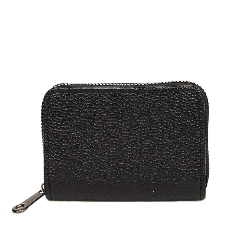 Compact RFID-Blocking Zipper Wallet