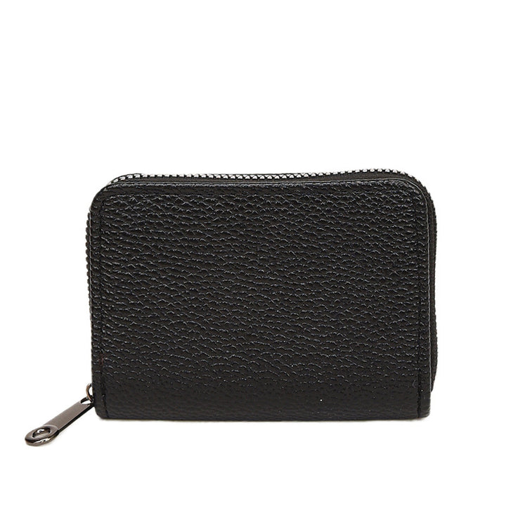 Compact RFID-Blocking Zipper Wallet