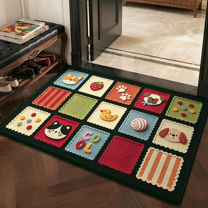 Decorative Entryway Mat for Home Door Display