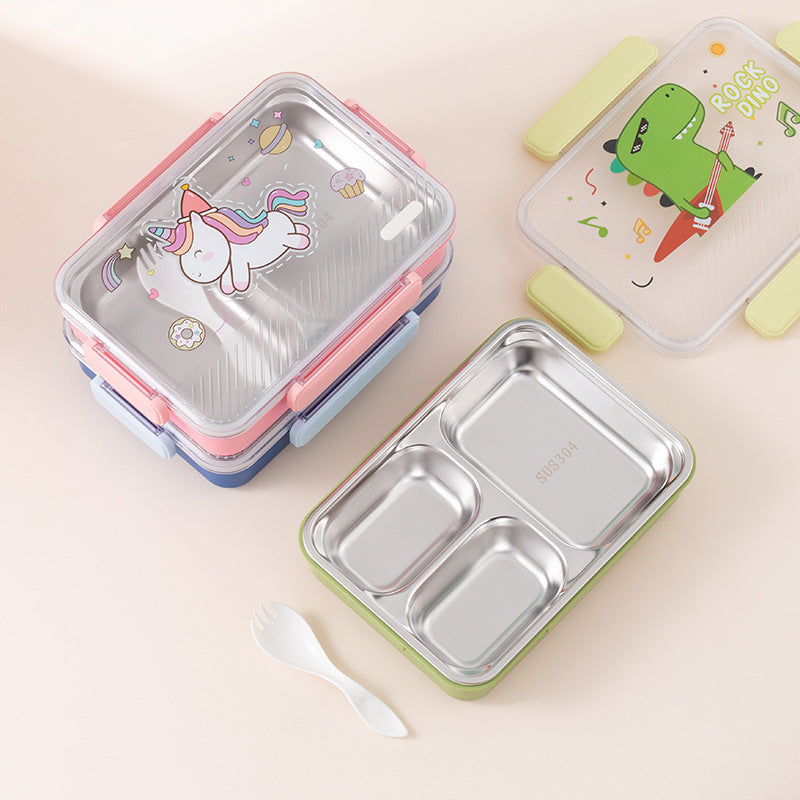 Fun-Themed Multi-Compartment Lunchbox