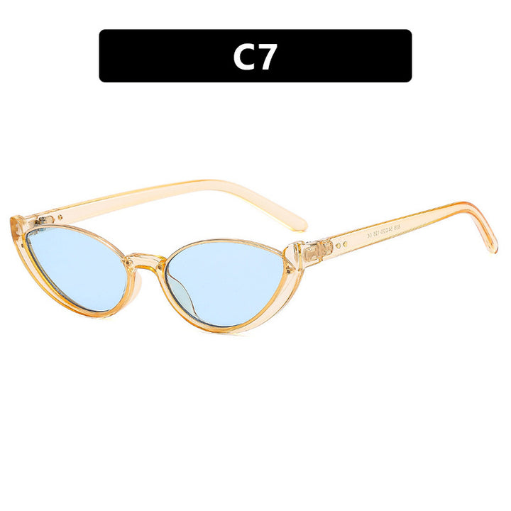 Women's Cat-Eye Sunglasses with Mirrored Lenses and Elegant Frame Kalsten
