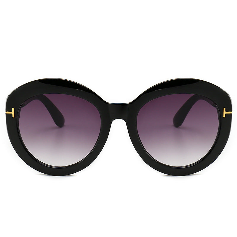 Elegant Wide-Leg Frame Sunglasses Kalsten