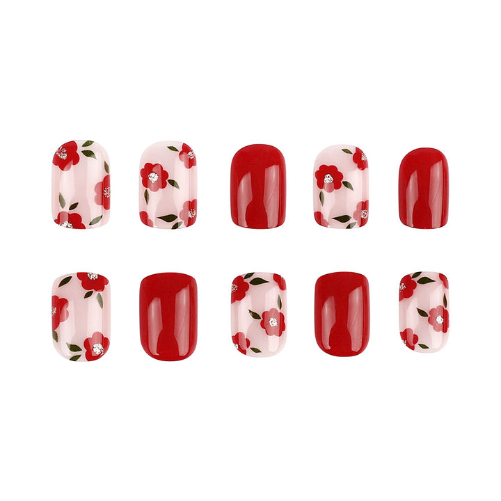 Floral Gel Nail Art Set Kalsten