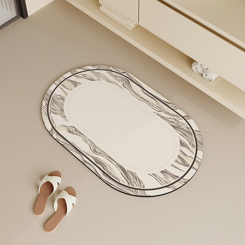 Non-Slip Abstract Design Bath Mat Kalsten