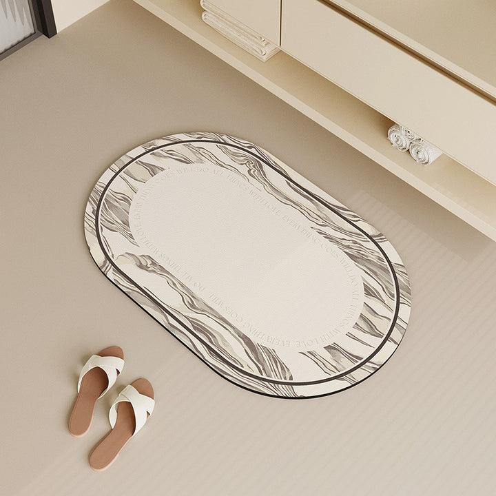 Non-Slip Abstract Design Bath Mat Kalsten