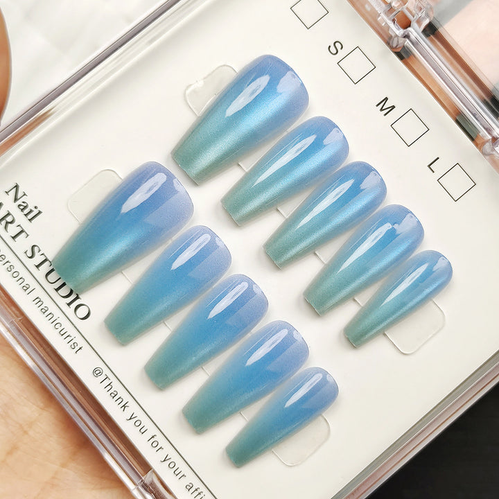 Artificial Glitter Nail Tips Kalsten