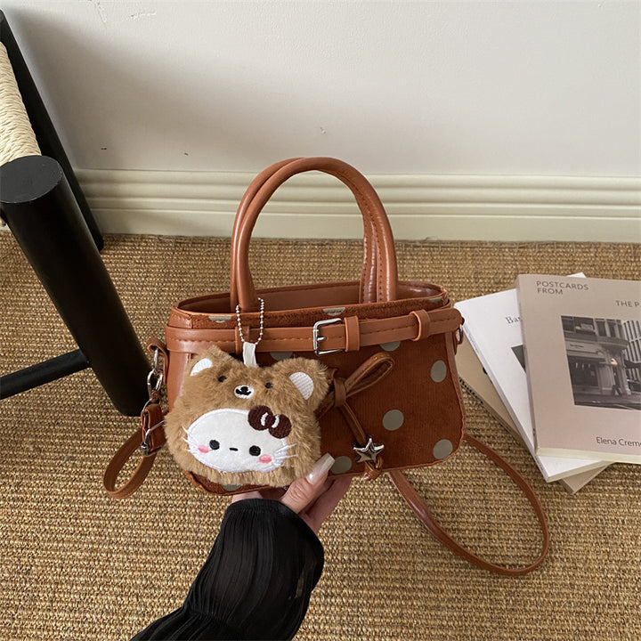 Playful Polka Dot Mini Handbag