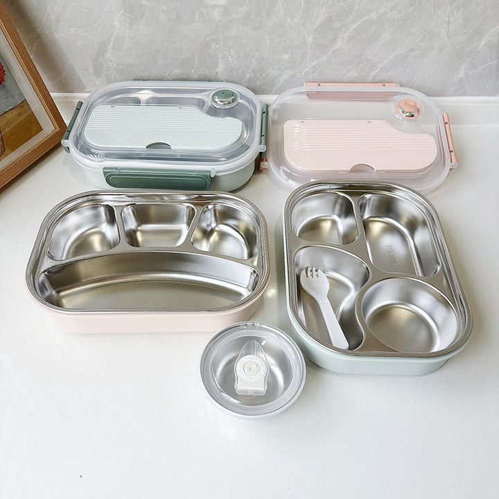 Multi-Compartment Stainless Steel Lunch Box
