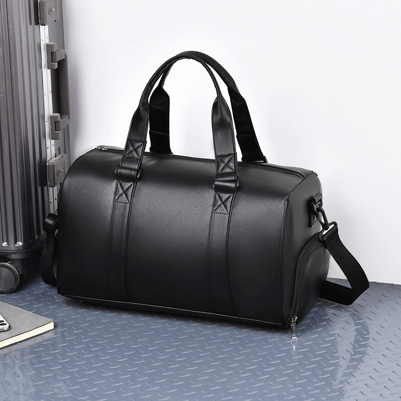 Stylish Leather Weekender Bag Kalsten