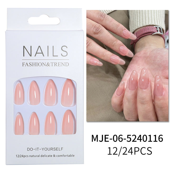 Natural Finish Press-On Nail Set Kalsten