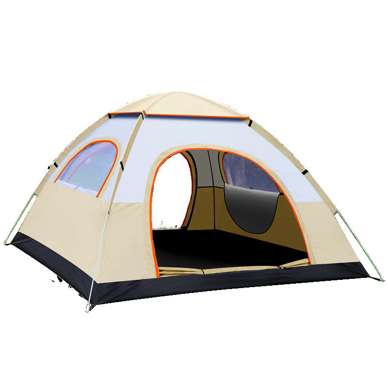 Pop-Up Tent with Double Entrance Design and Ventilation Windows Kalsten