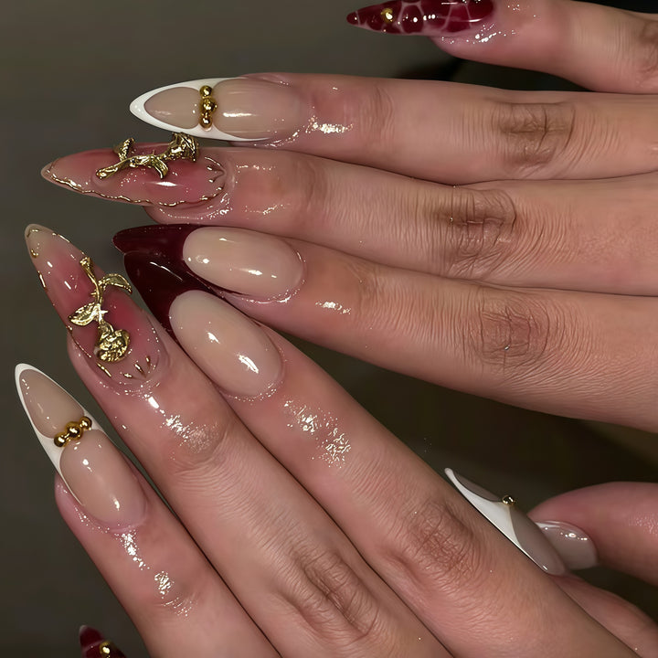 Elegant Decorative Press-On Nail Extensions Kalsten