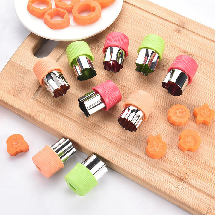 Cookie cutter set with antibacterial silicone and stainless steel molds Kalsten