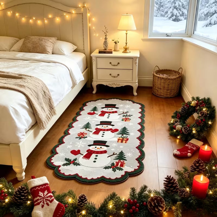 Winter-Themed Decorative Runner Rug