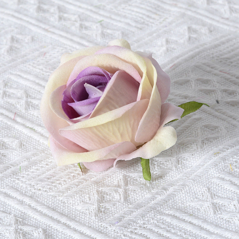 Decorative Velvet Rose Pin Brooch