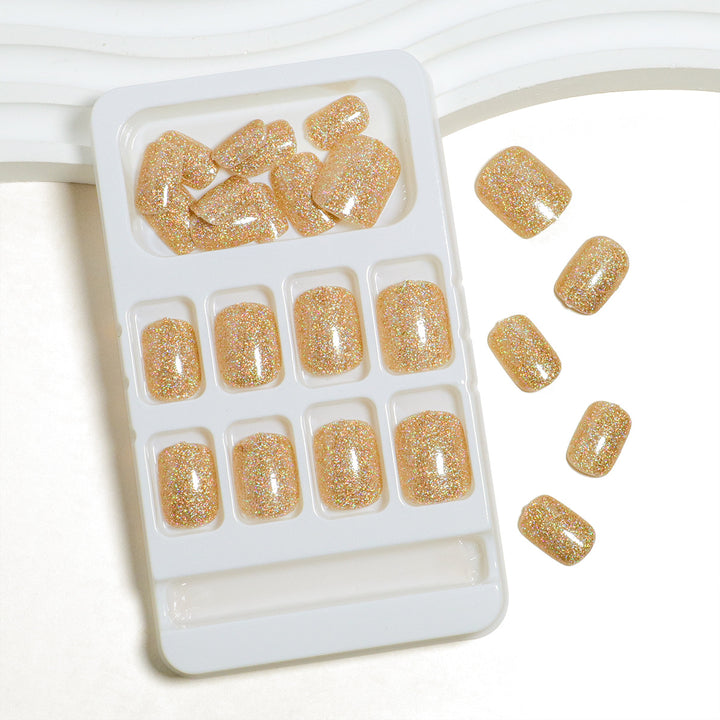 Glittery Press-On Nail Set Kalsten
