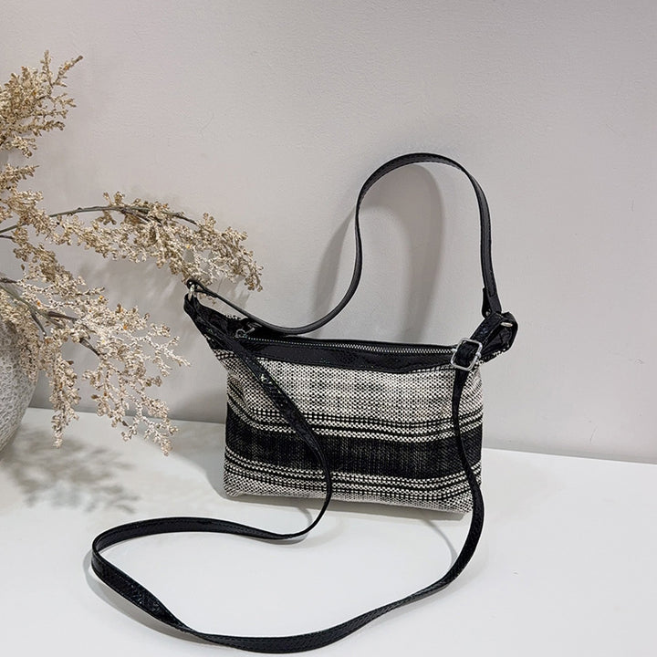 Textured Crossbody Handbag