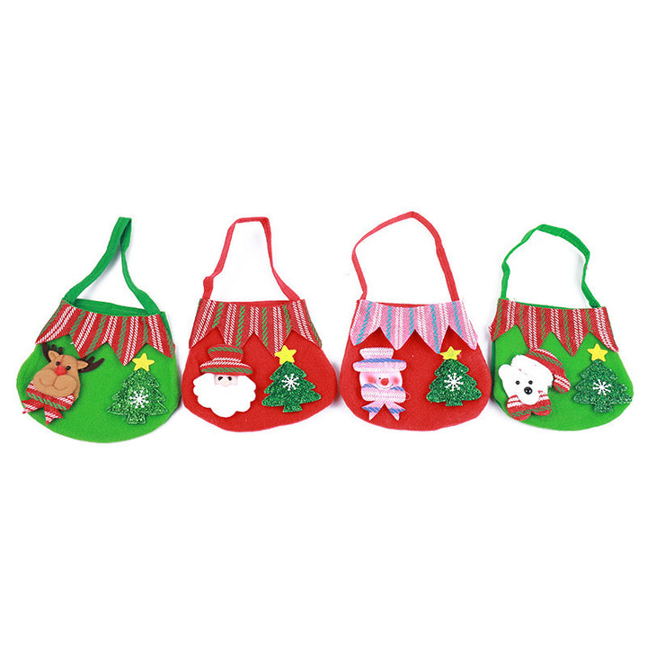 Festive Holiday-Themed Felt Tote Bag Kalsten