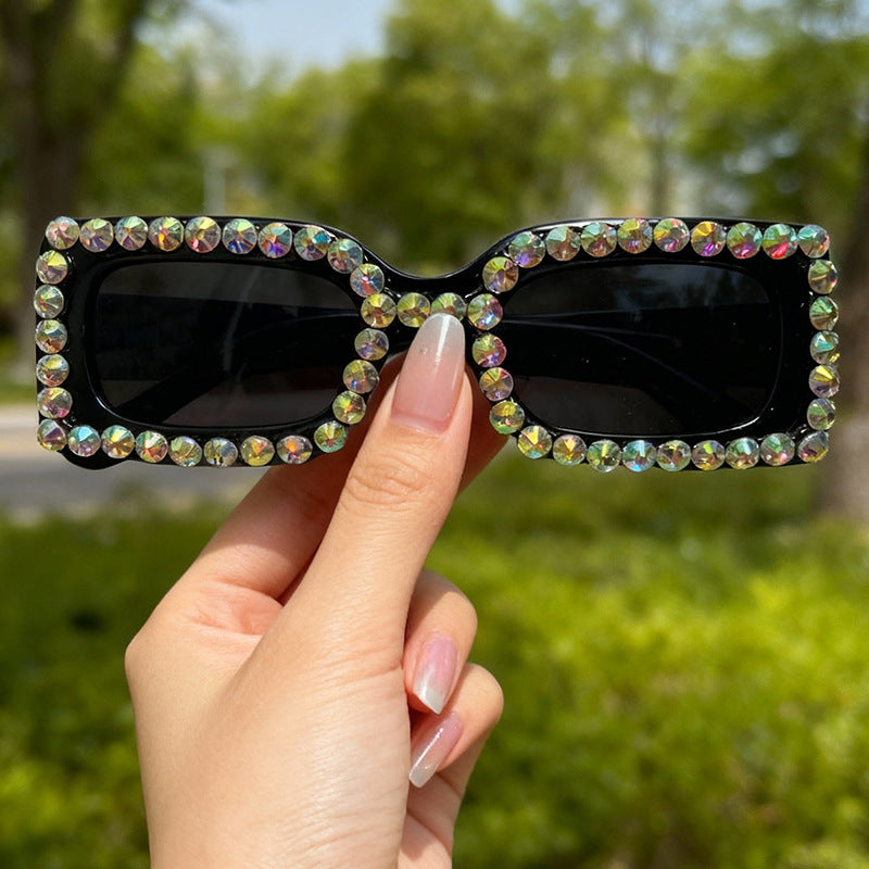 Decorative Rhinestone-Embellished Sunglasses Kalsten