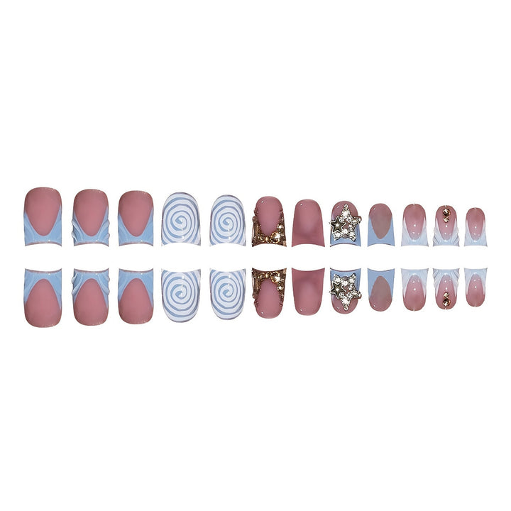 Decorative Press-On Nail Art Set Kalsten