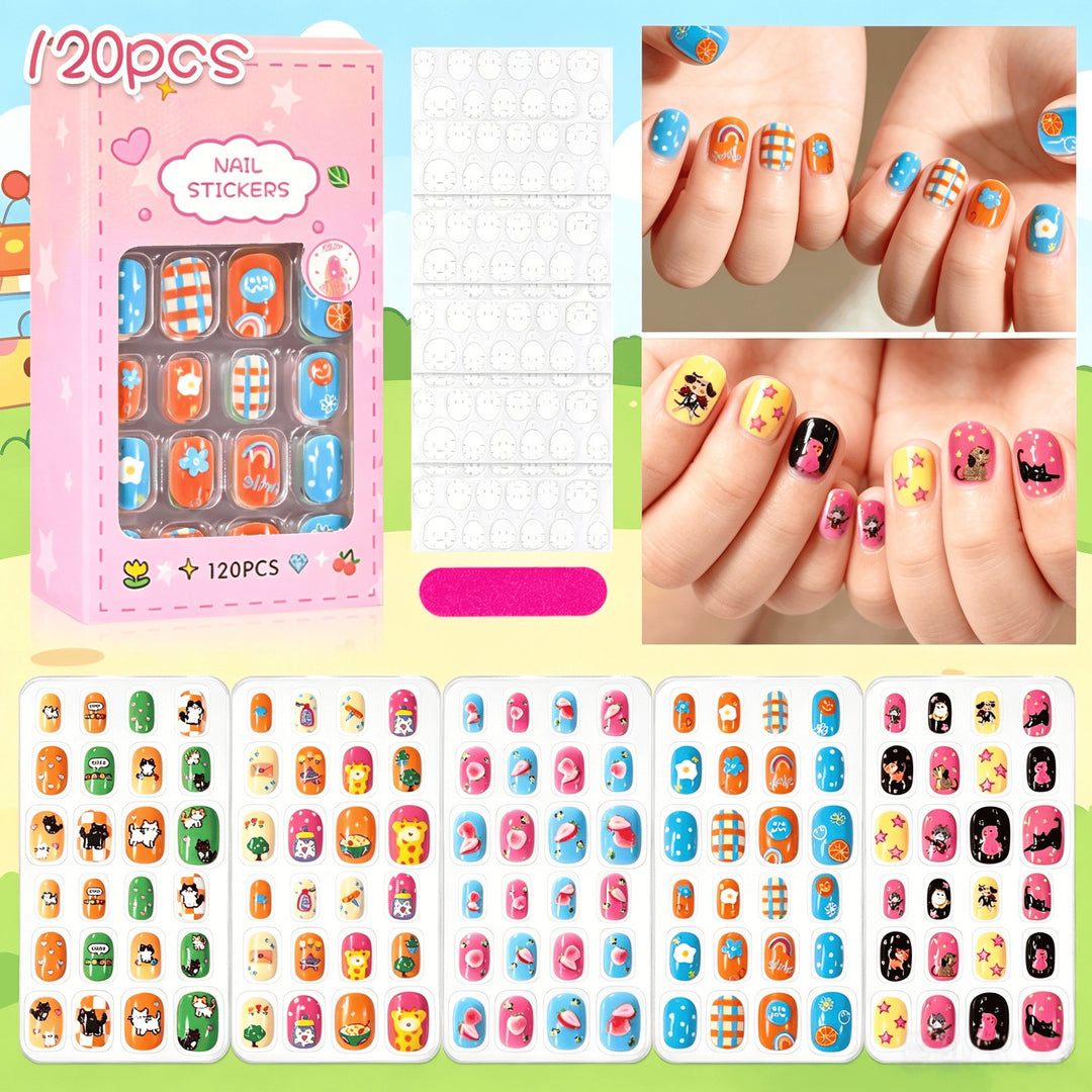 Decorative Cartoon-Themed Nail Sticker Collection Kalsten