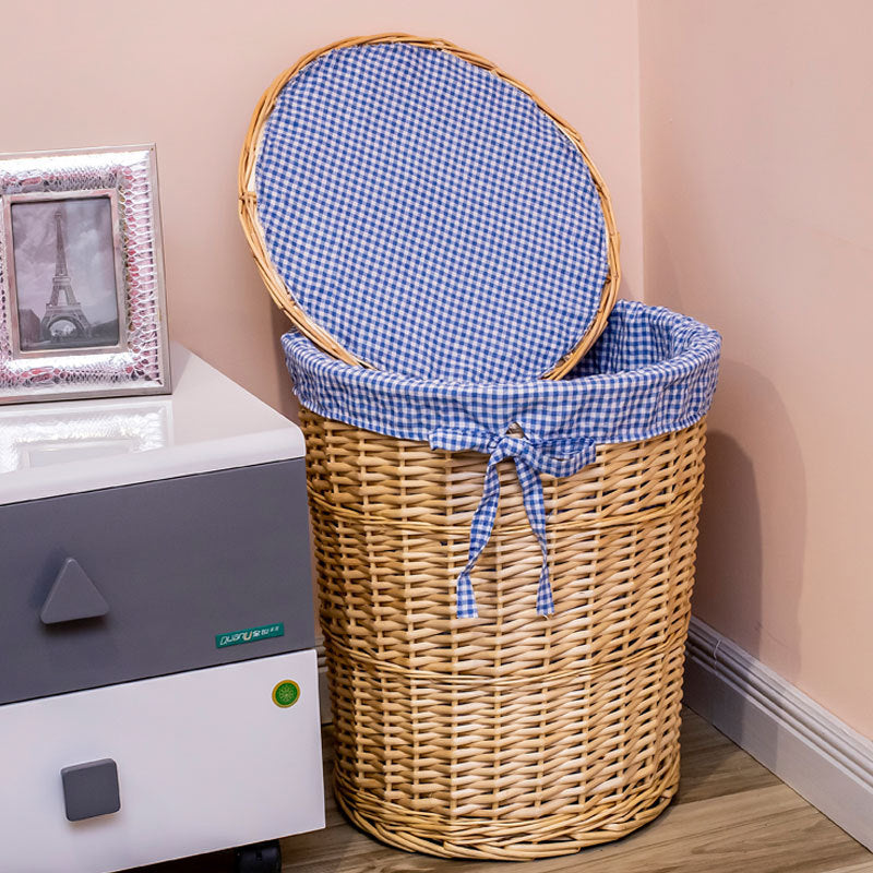 Decorative Wicker Laundry Basket Kalsten