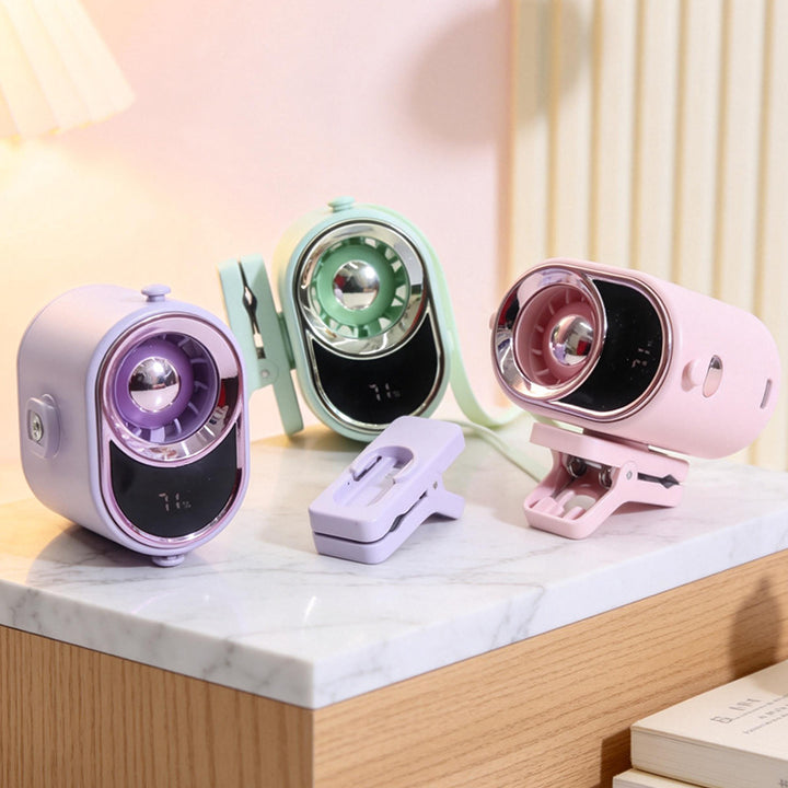 Women's Multifunctional Table Fan with Foldable Clamp Mechanism Kalsten